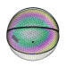 Blue high quality reflective customizable basketball