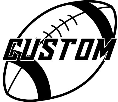 custom american football